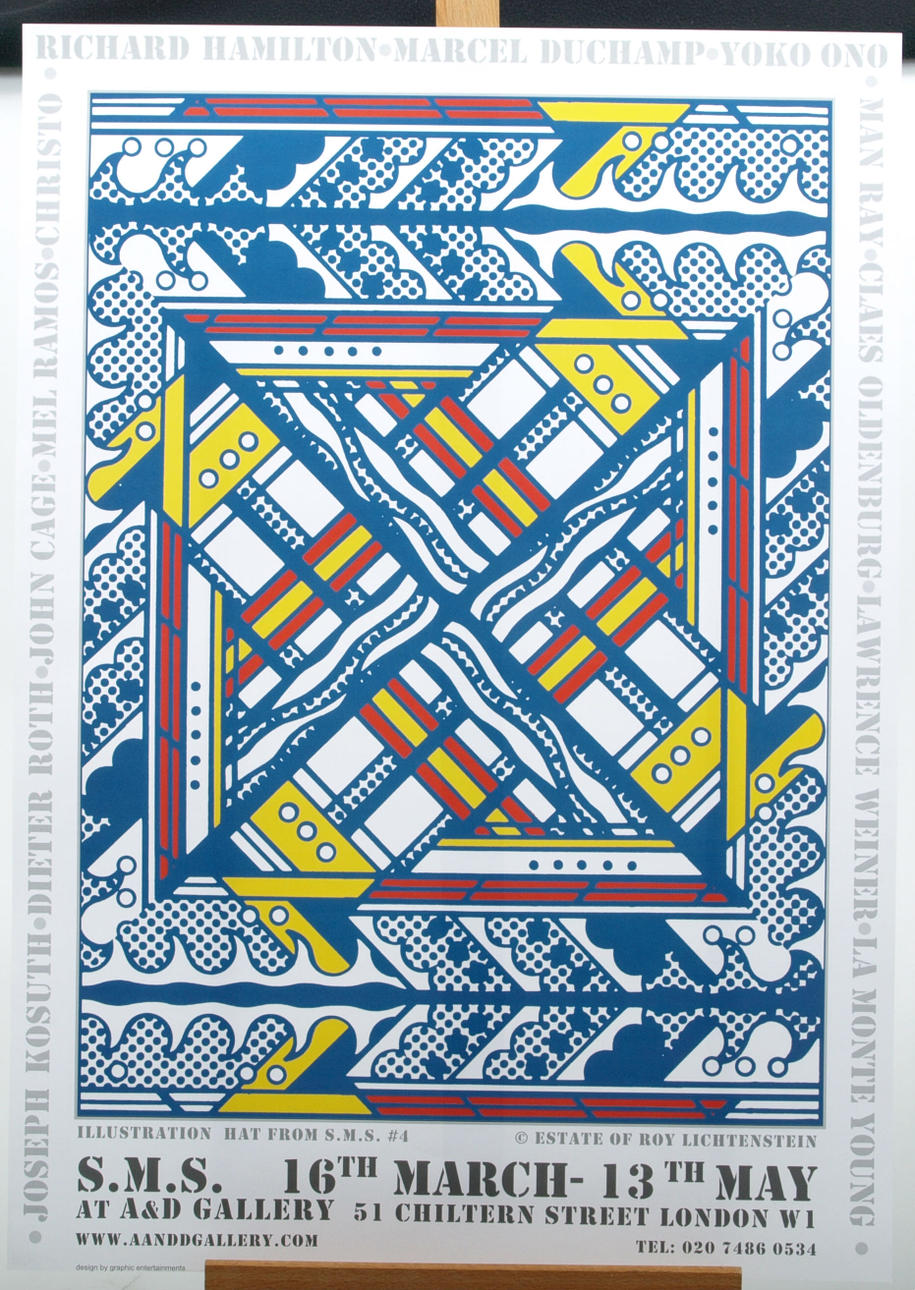 ROY LICHTENSTEIN. Utställningsaffisch.