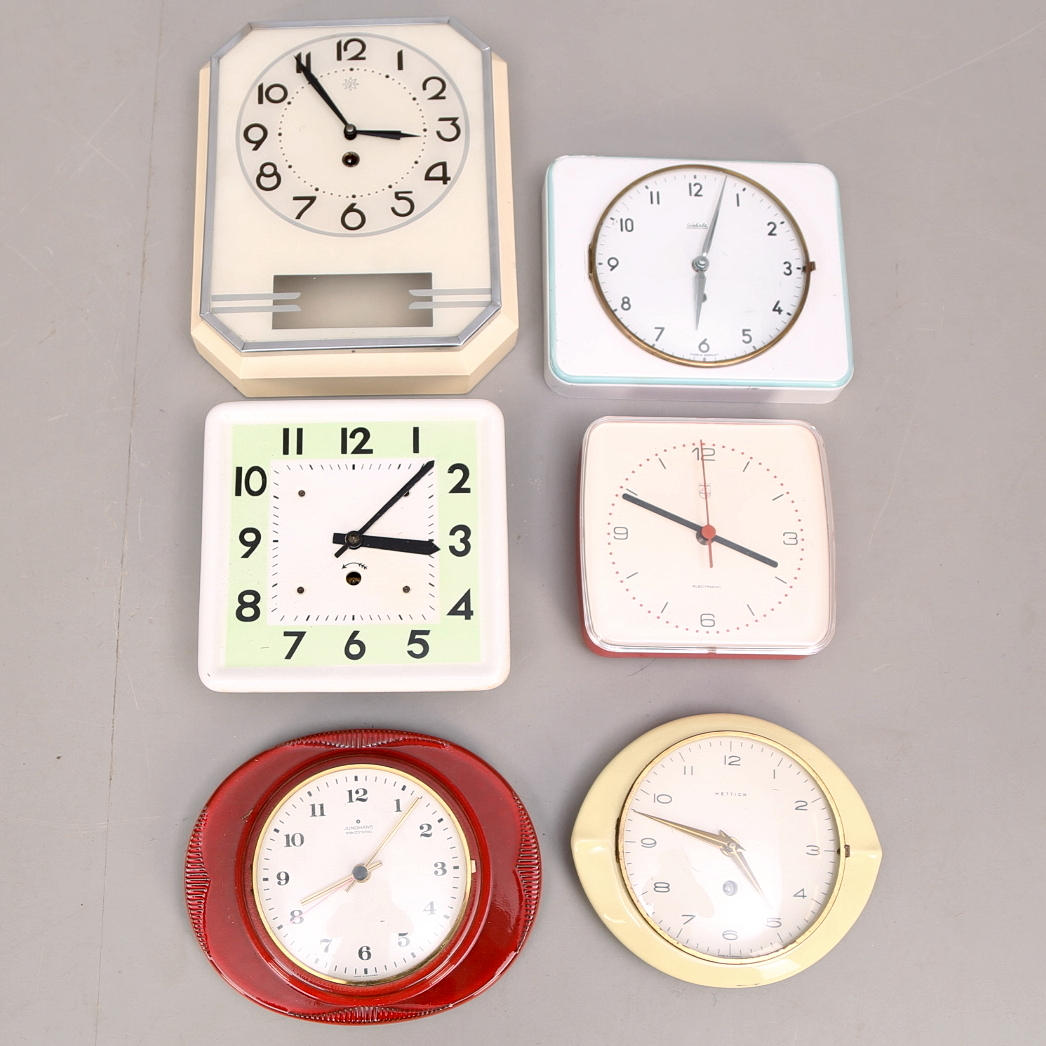 VÄGGUR, 6 st, 1900-talets mitt.