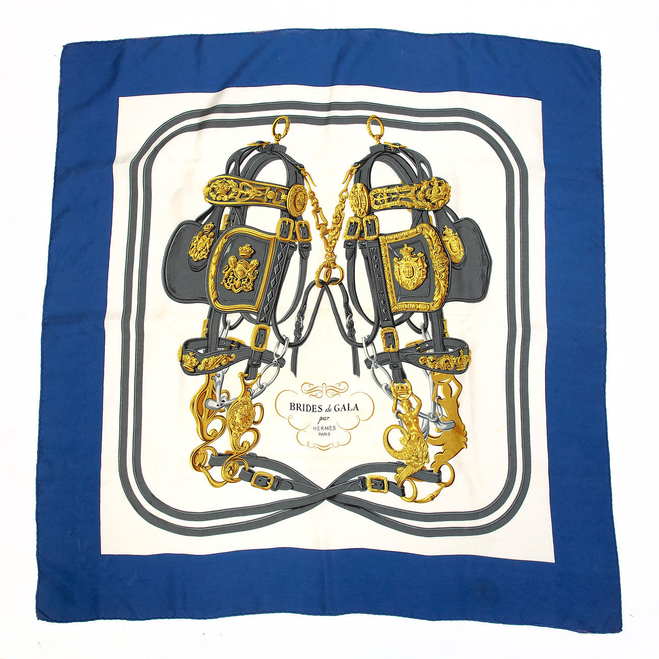 HERMÈS, scarf, siden, "Bride de Gala".