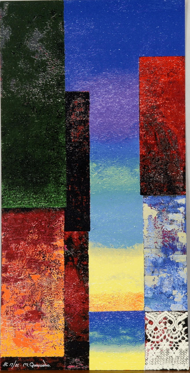 MICHAEL QVARSEBO. Färgserigrafi.