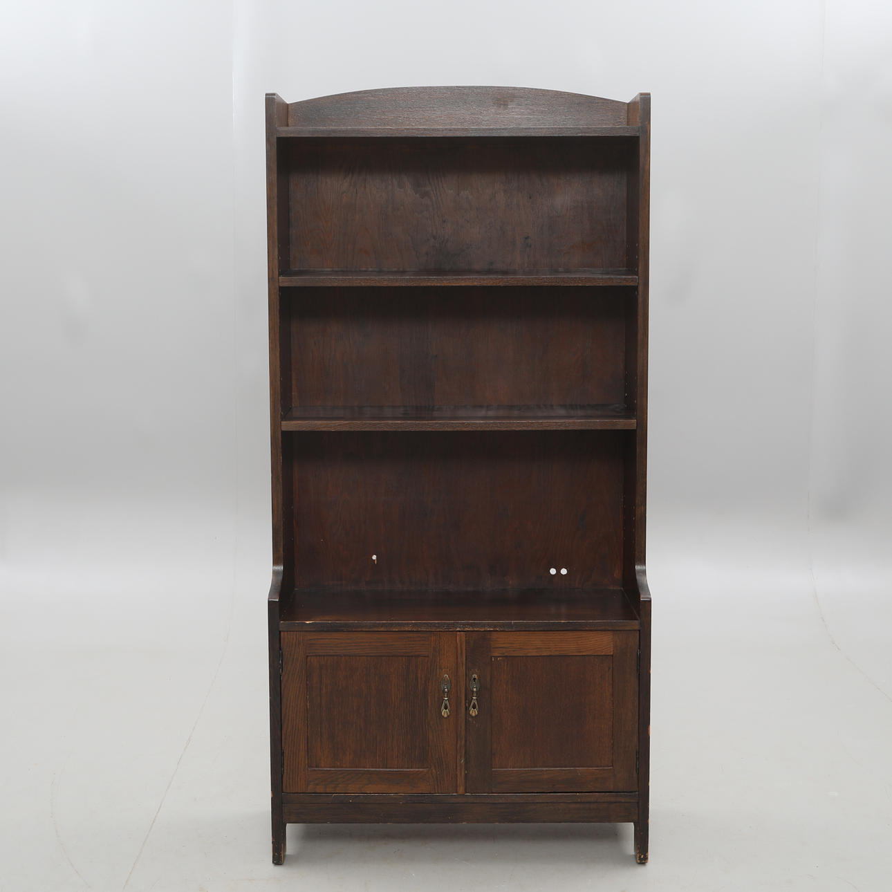 CABINET/SHELF, oak, GEMLA, 1940-50s.