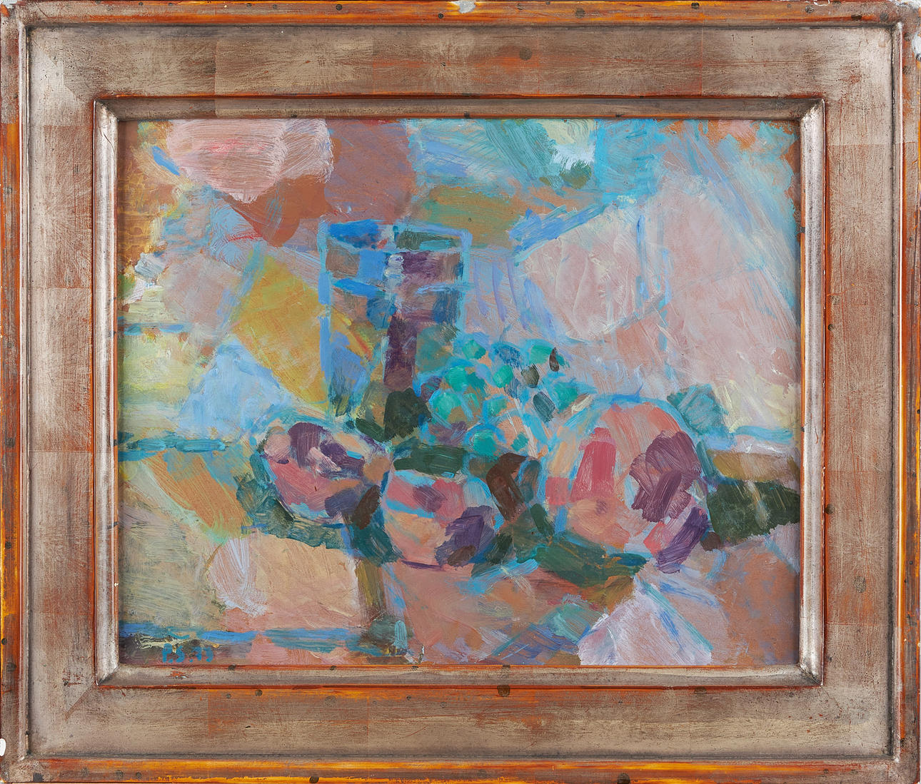 PER STENIUS. Still life, signed and dated -73, oil on board.