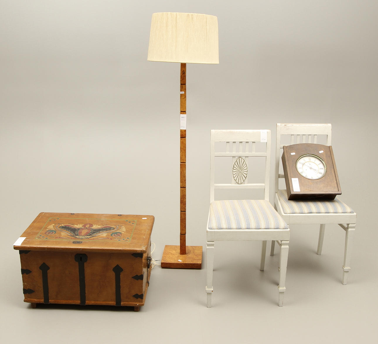 PARTI MÖBLER, 5 delar. 1800/1900-tal.