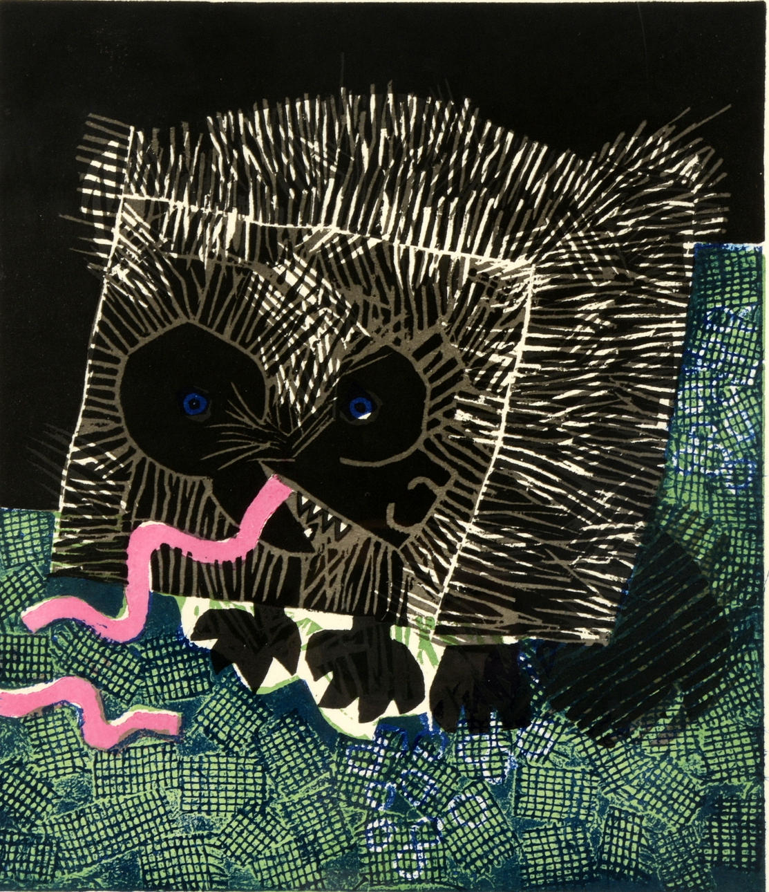 VIDE JANSSON. Färgträsnitt.