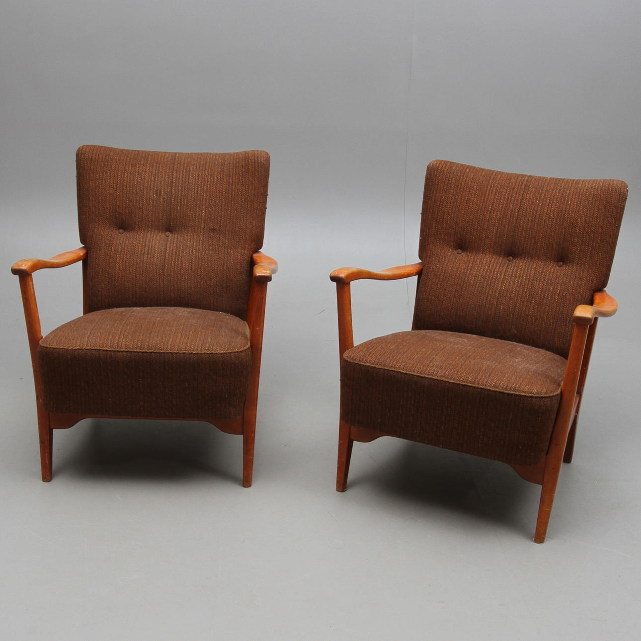 FÅTÖLJER, 1 par, DUX, 1950/1960-tal.