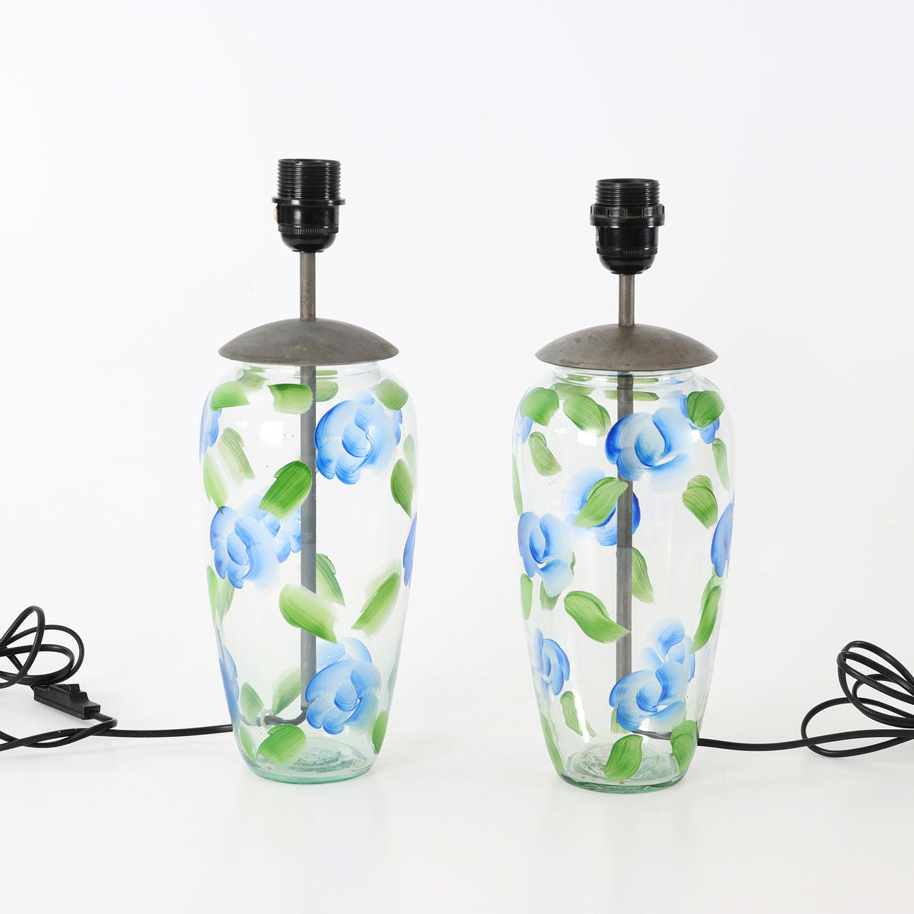 BORDLAMPER, farvet glas, Unique Interieur Copenhagen.