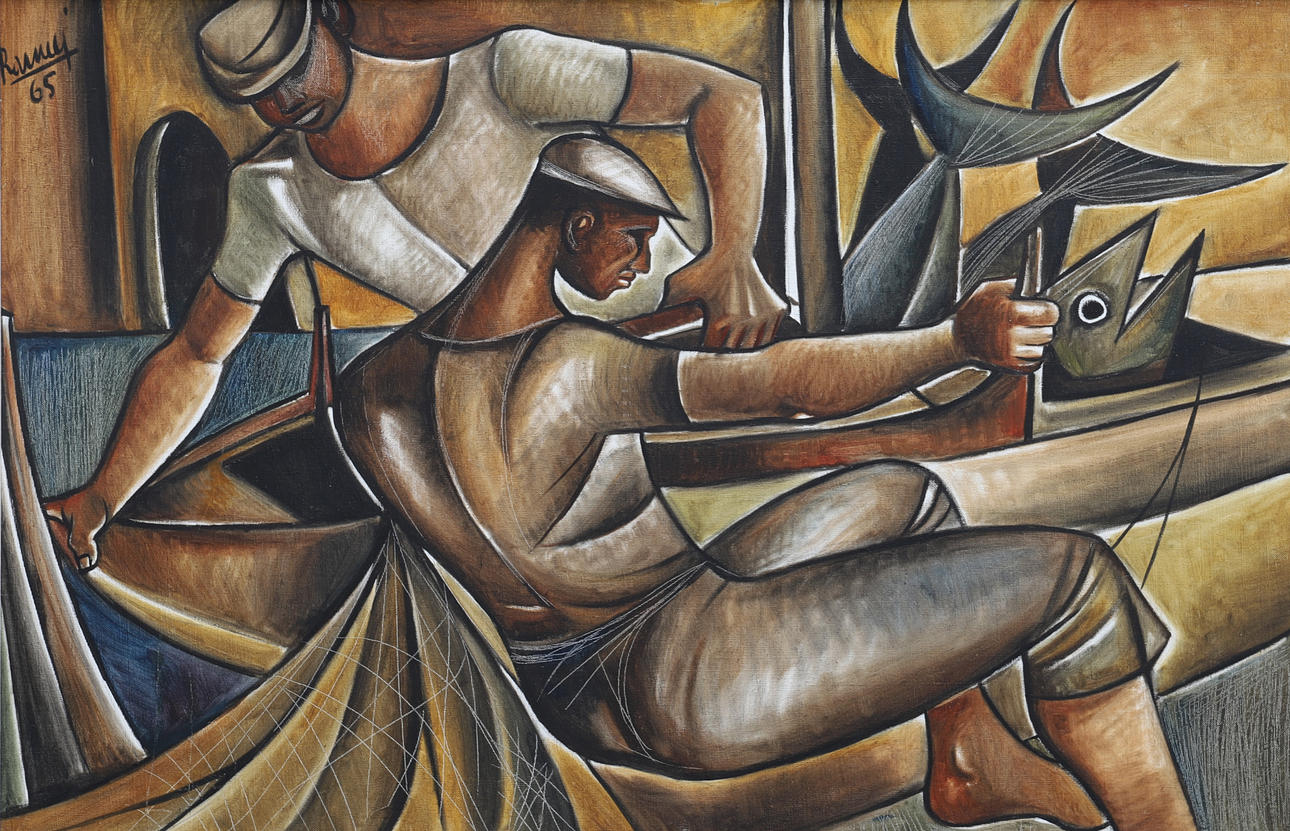 LUCIO RANUCCI (1925-2017). FISHERMAN.