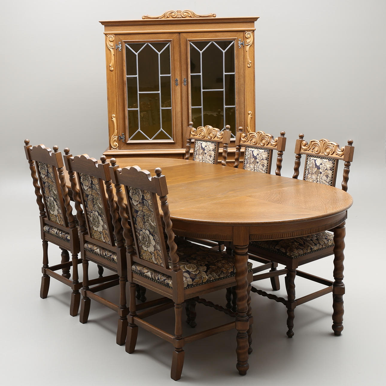 MATSALSMÖBEL, 8 delar, Alsterbro, 1900-talets andra hälft.