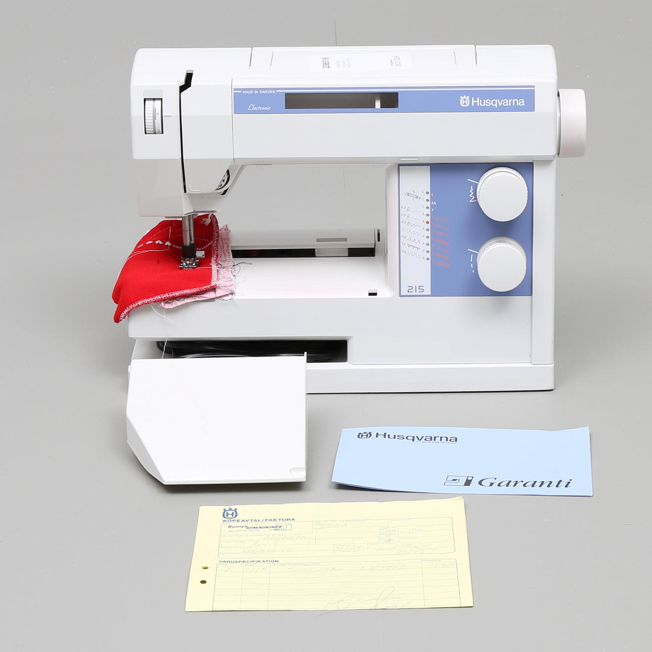 SYMASKIN, Husqvarna Electronic 215.