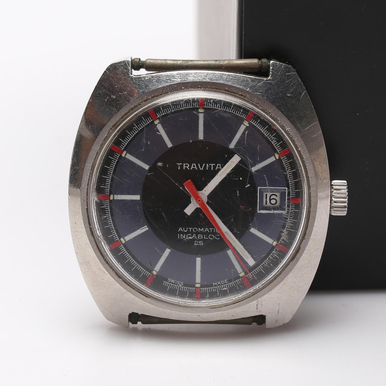 ARMBANDSUR, stål, Travita Automatic.