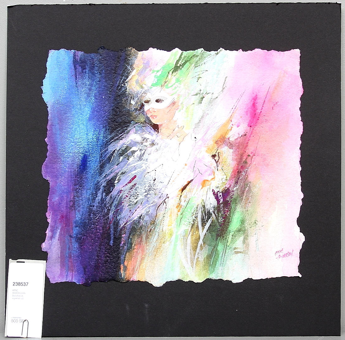 ARNE ANDERSSON. Blandteknik, signerad.