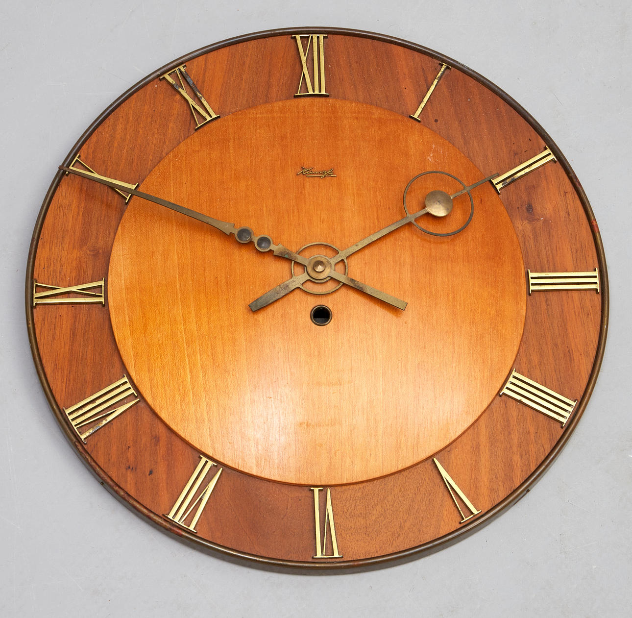 WALL CLOCK, KIENZLE, Germany, Roman numerals.