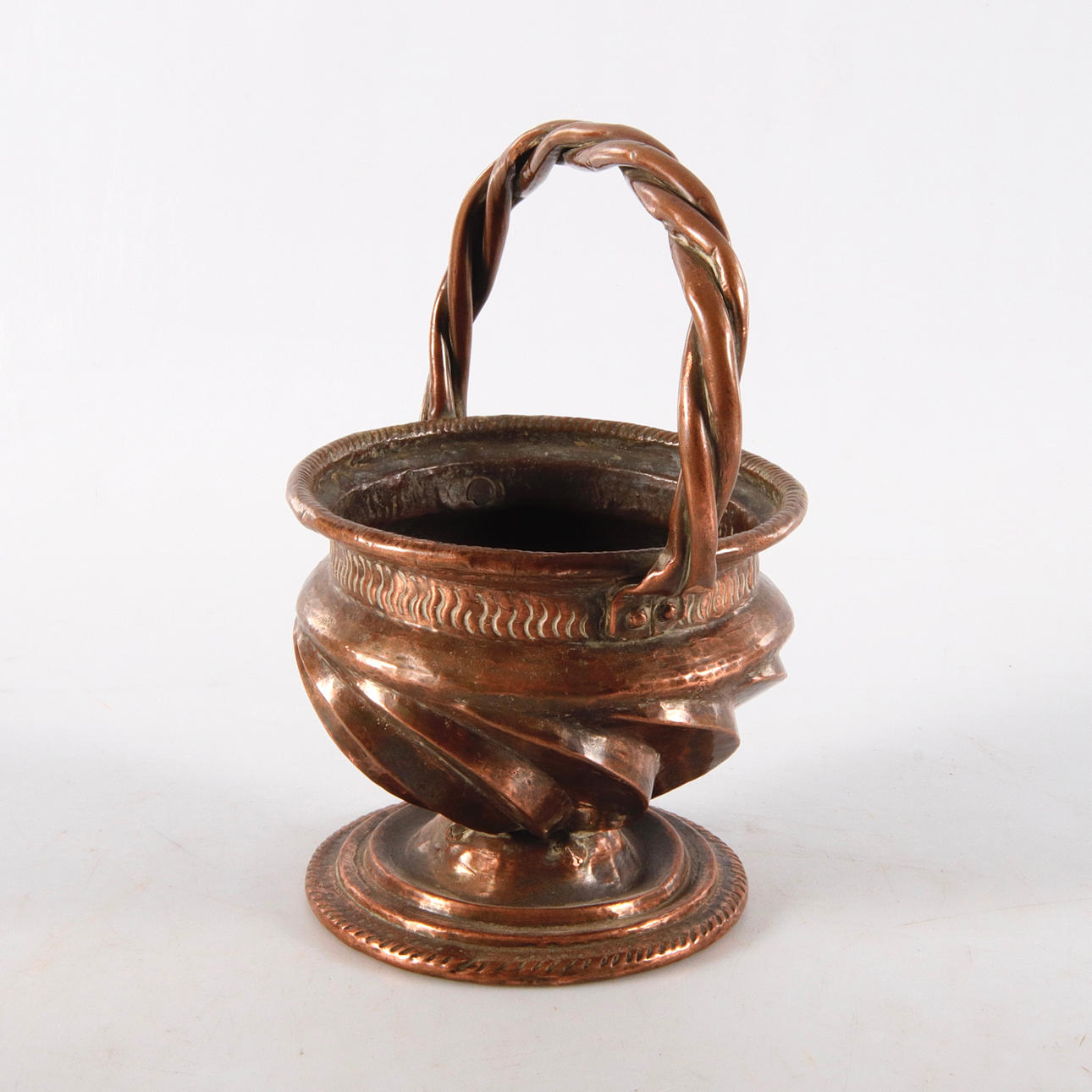 GLÜHENDE KESSEL, Kupfer, 18. Jahrhundert.