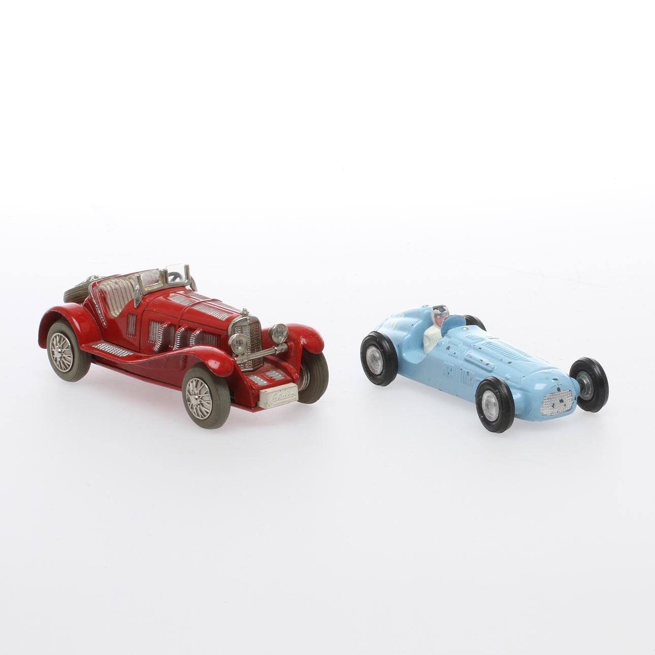 MODELLBILAR SCHUCO Micro Racer Mercedes SSK samt Micro Models Talbot.