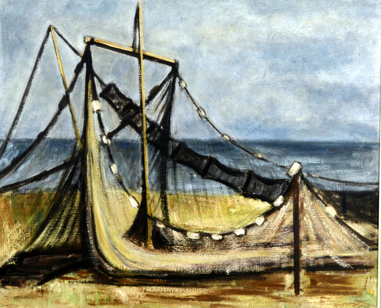 ANSGARIUS BÖRJESSON. Olja på duk.