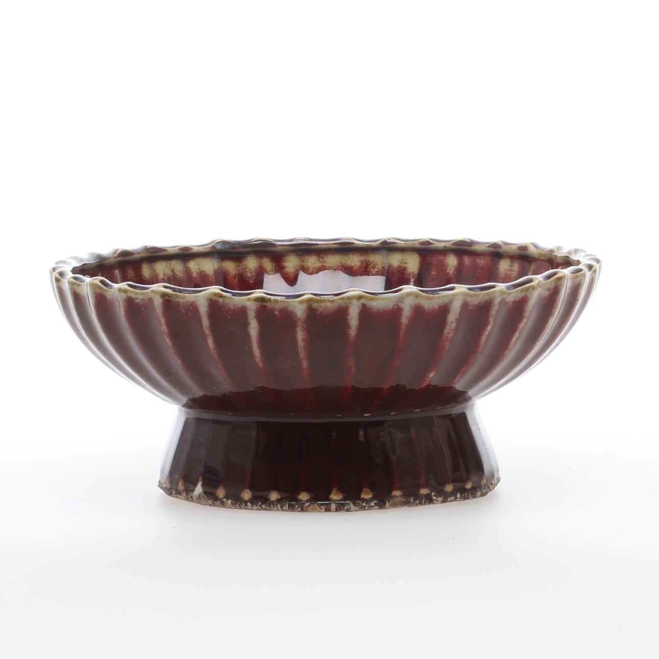 SKÅL PÅ FOT, porslin, Kina.