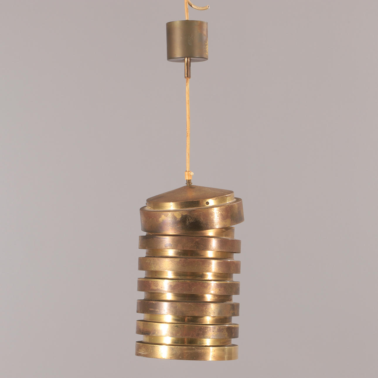 CEILING LAMP, brass, Hans Agne Jacobsson, Markaryd.