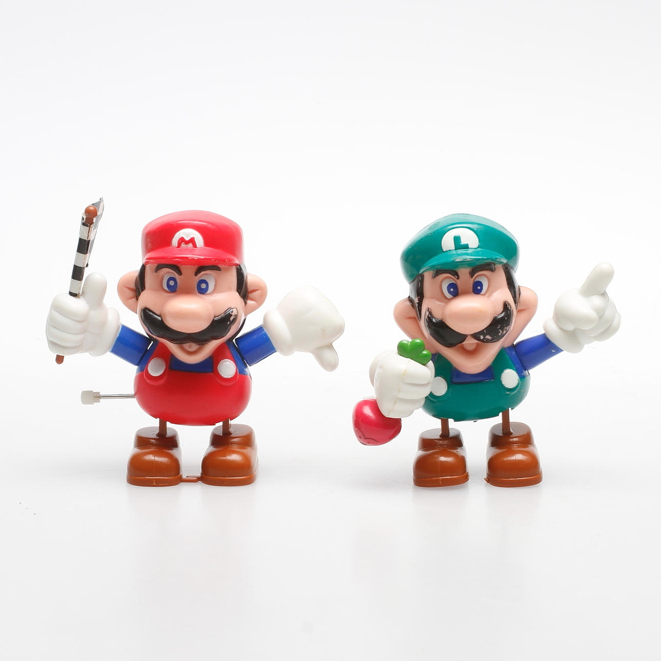 LEKSAKER, plast, 2 st. Mario Kart, Nintendo Ind. 1989.