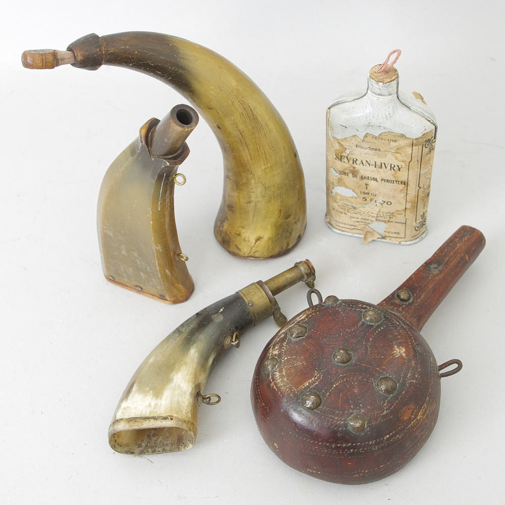 KRUTHÅLLARE, 5 stycken 1800-tal.