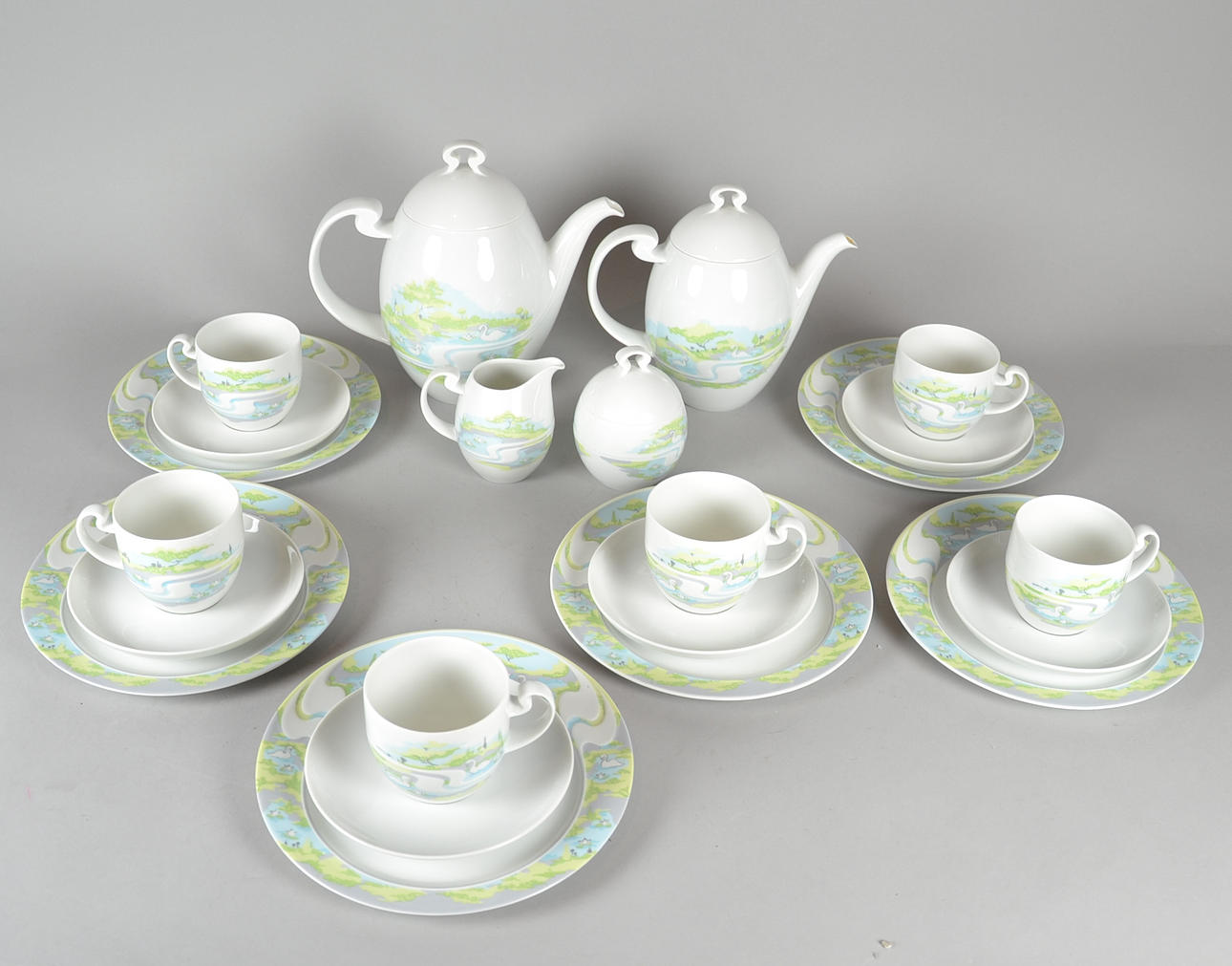 BJÖRN WIINBLAD. Kaffeservice Rosenthal.