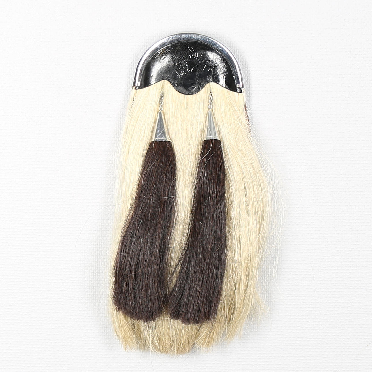 KILT ACCESSOAR "Sporran" tagel, läder, metall, Made in Scotland.