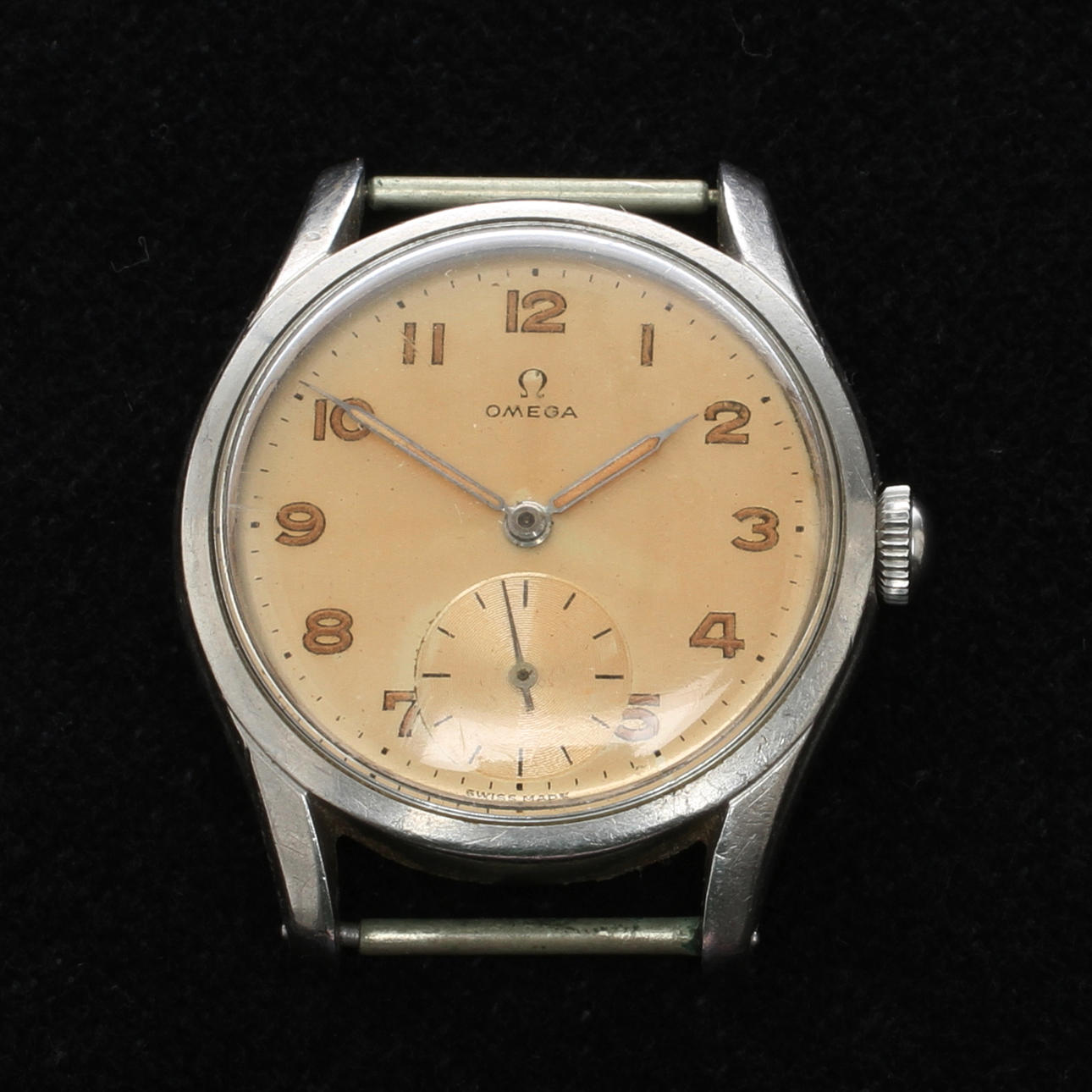 ARMBANDSUR, Omega, caliber 265, omkring 1900-talets mitt.