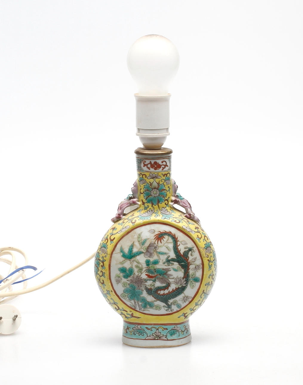 BORDSLAMPA, porslin, Kina.