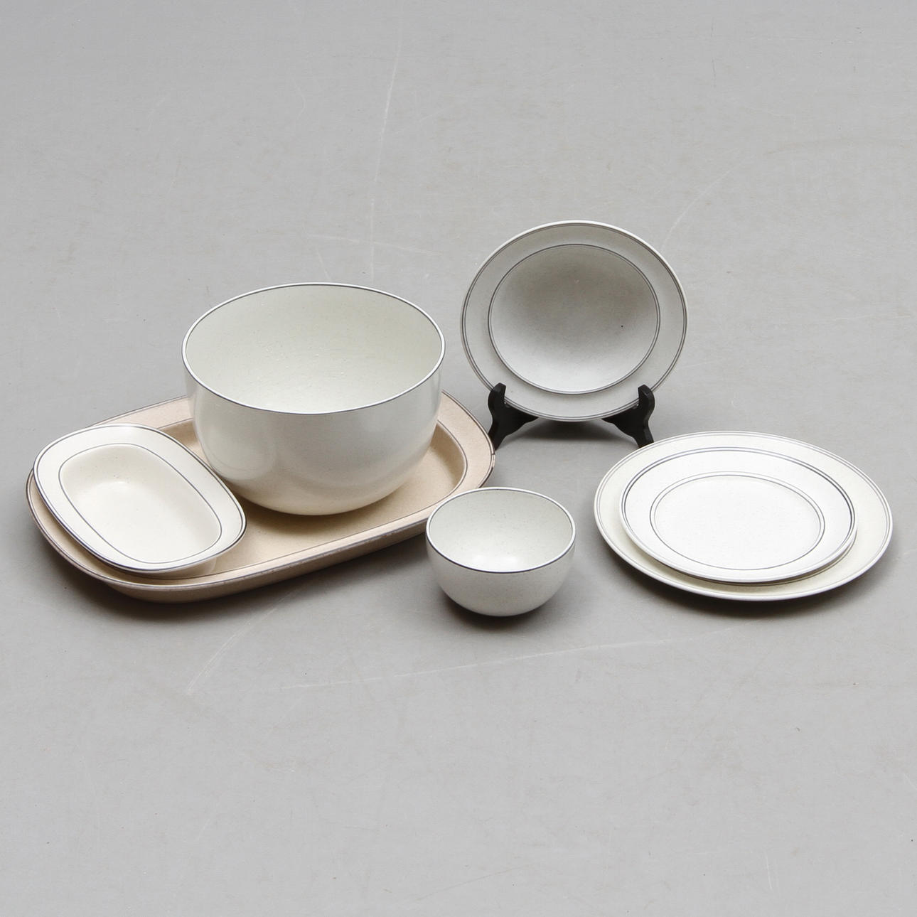 SERVISDELAR, 38 delar, porslin, "Birka", Stig Lindberg för Gustavsberg.