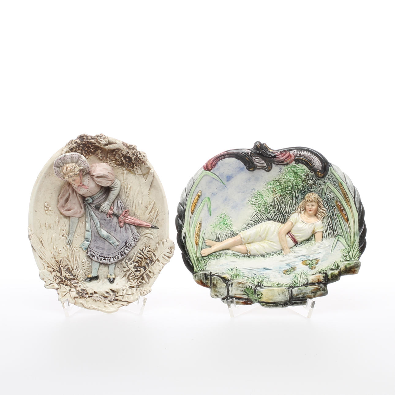 FAT, 2 st, keramik, ekivoka, troligen Tyskland, tidigt 1900-tal.