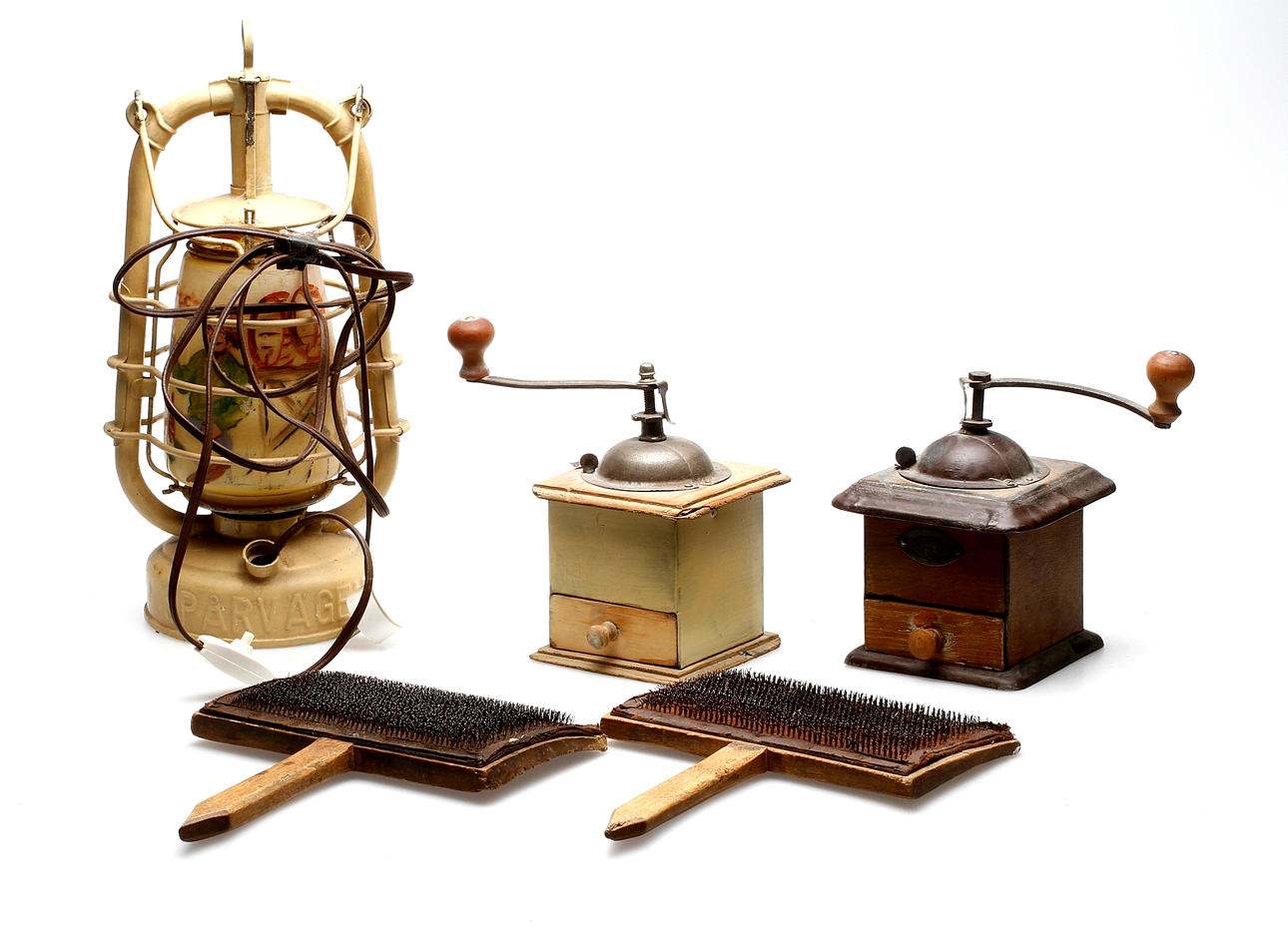 ALLMOGE, 3 delar samt LYKTA, elektrifierad, Spårvägen, Feuerhand No. 201.