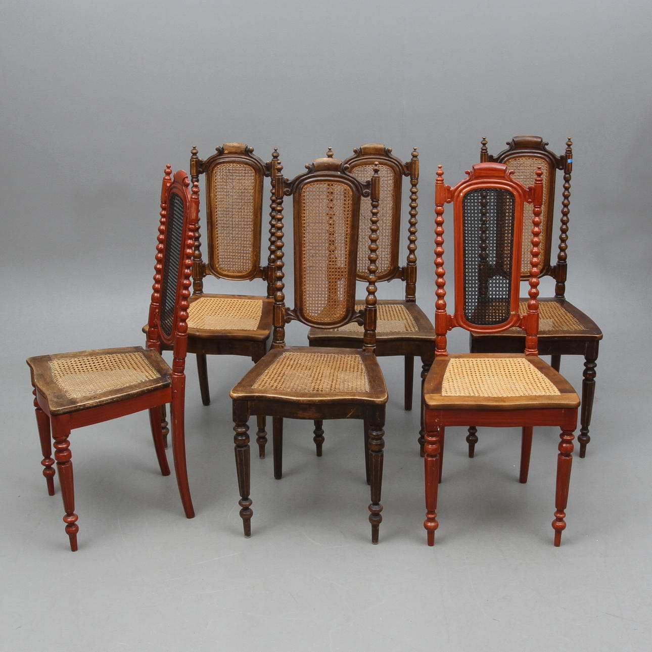 STOLAR, 4 +2 st, barockstil, 18/1900-tal.