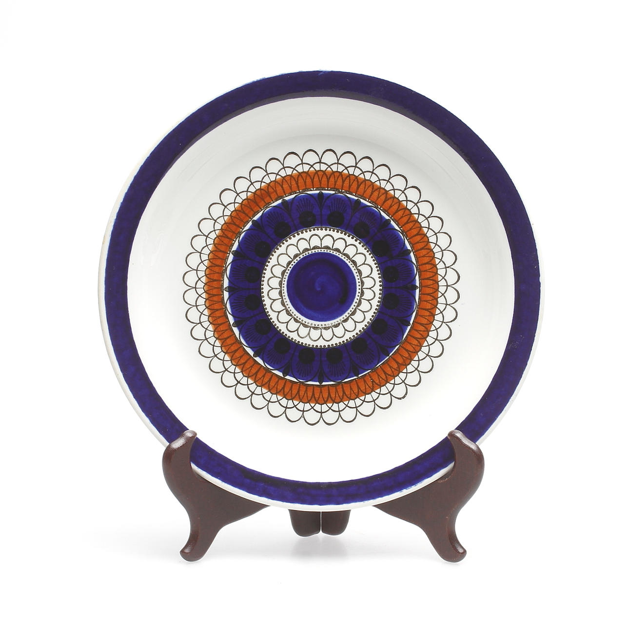 MATTALLRIKAR, 6 st, flintgods, "Arkad", Rörstrand.