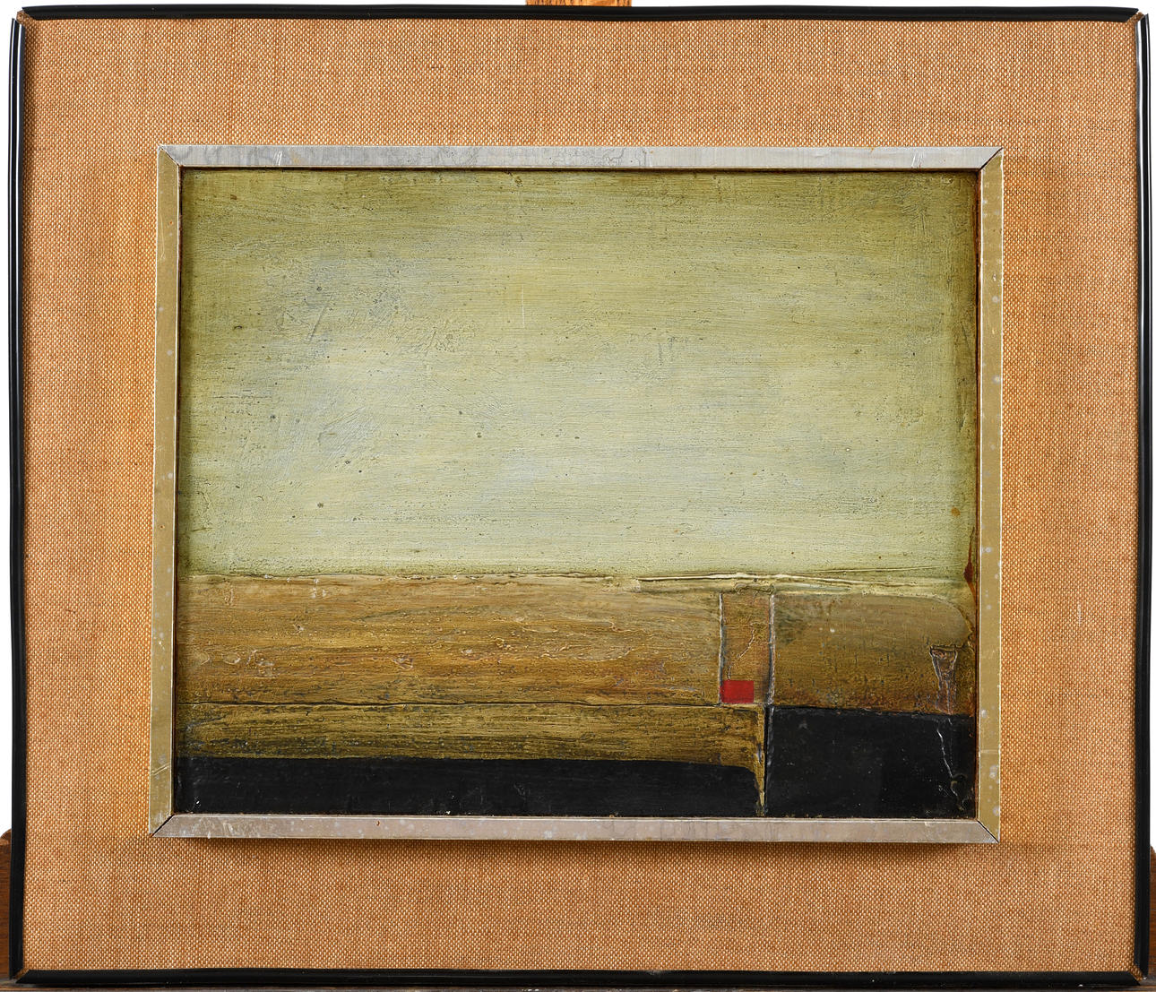 JOHN LAWRENCE (B.1930). BROWN LANDSCAPE.