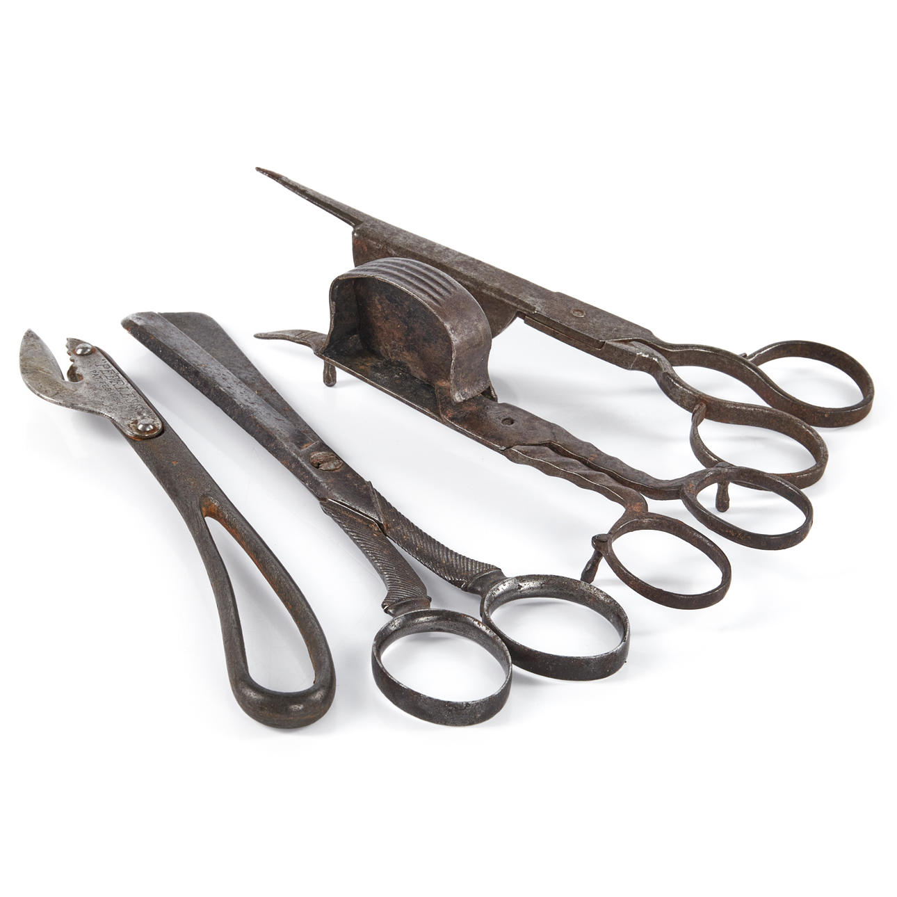 SCISSORS, LIGHT SCISSORS, CAN OPENER, 17/1800s.
