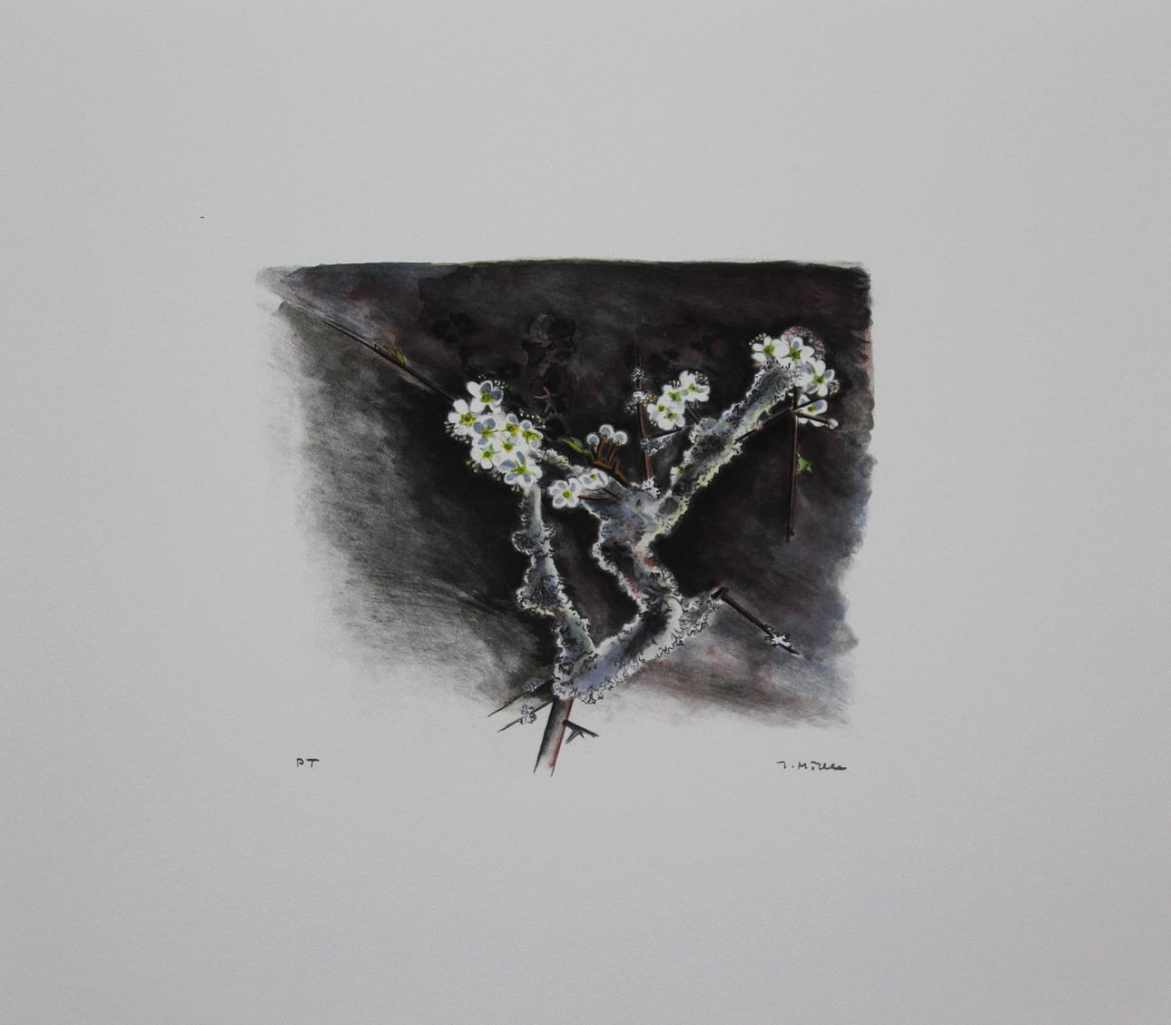 Parti konst (20). Div. tekniker. Bl.a. Ingegerd Möller och Maria Hillfon.