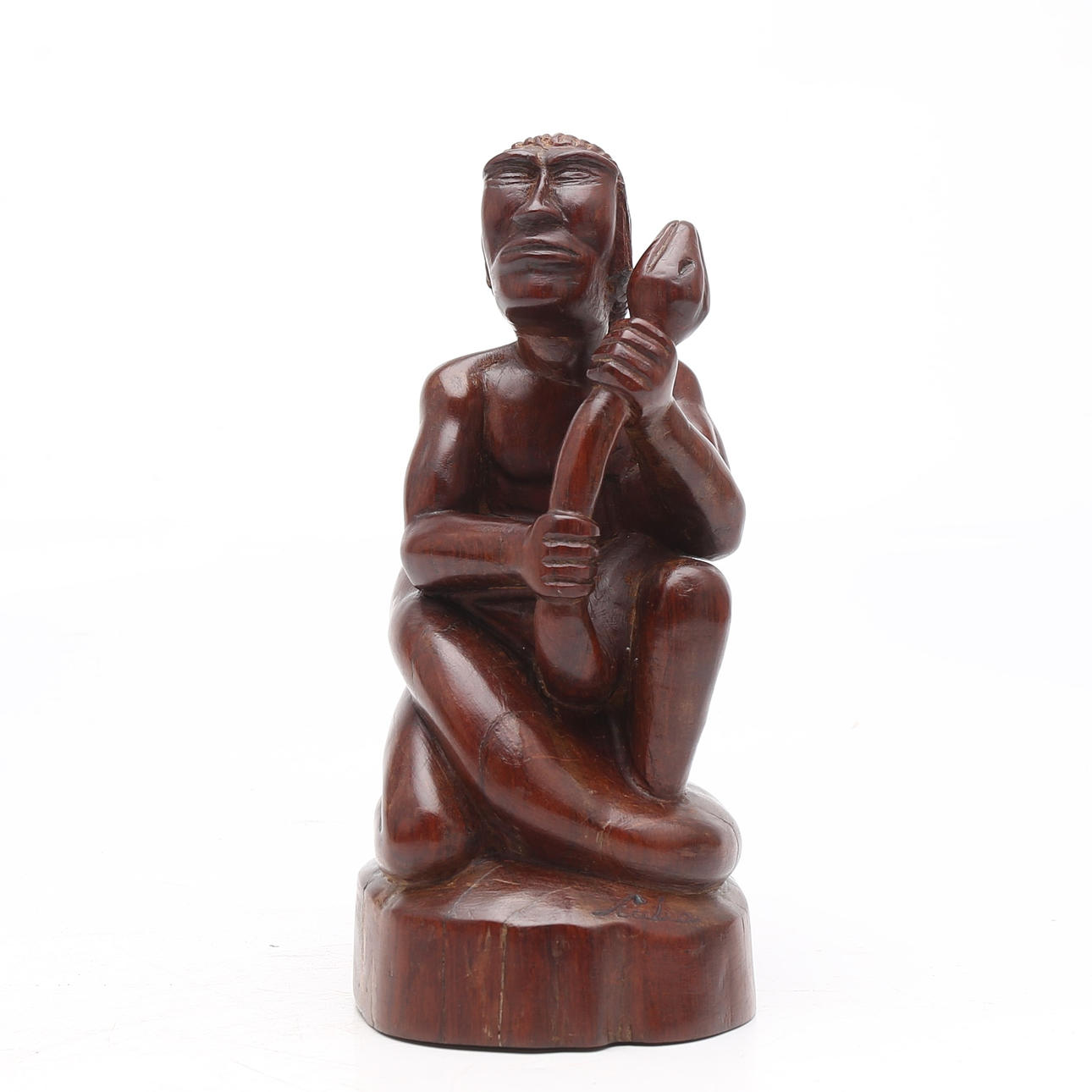 PROBABLY LATIN AMERICAN SCHOOL, 20TH CENTURY. Man med en orm.