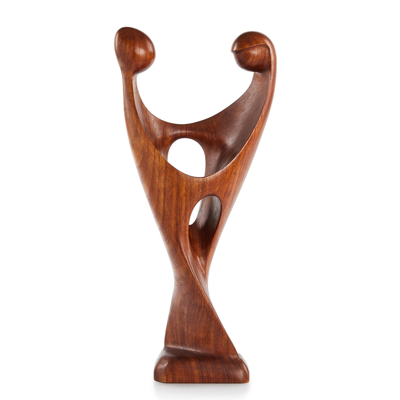 SIMON RANDERS. Sculpture. Denmark 1960s. Teak.