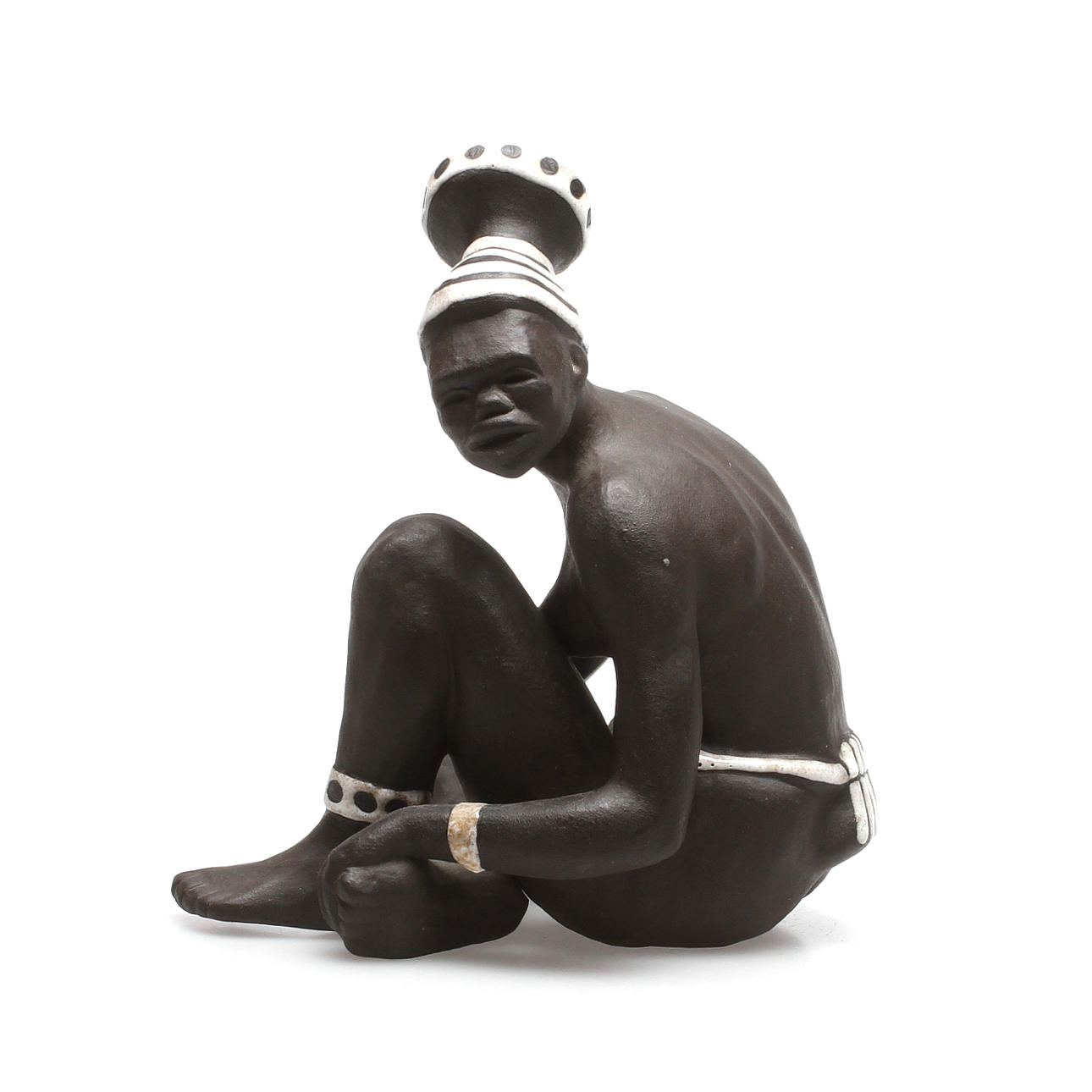 FIGURIN, keramik, Michael Andersen & Son, Bornholm, Danmark.