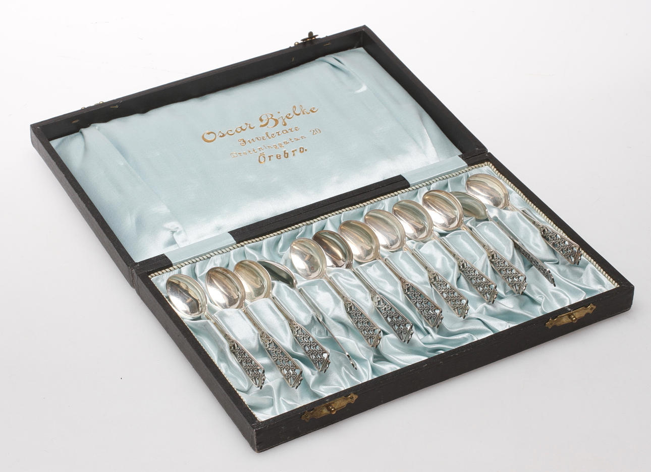 SKEDAR, silver, 12 st. "Princess", Cesons, 1960-70-tal, ca. 113.7 g.