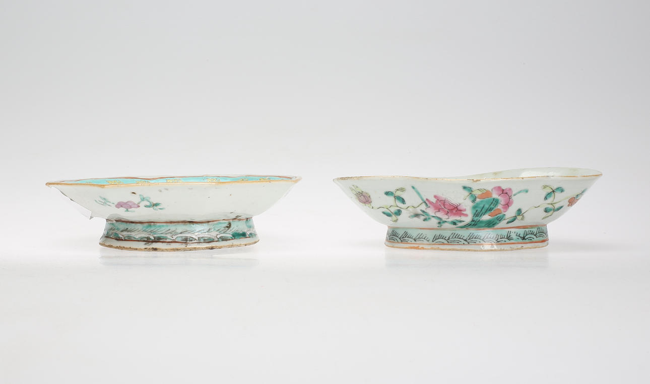 SKÅLFAT, 2 st, Kina, 17/1800-tal.