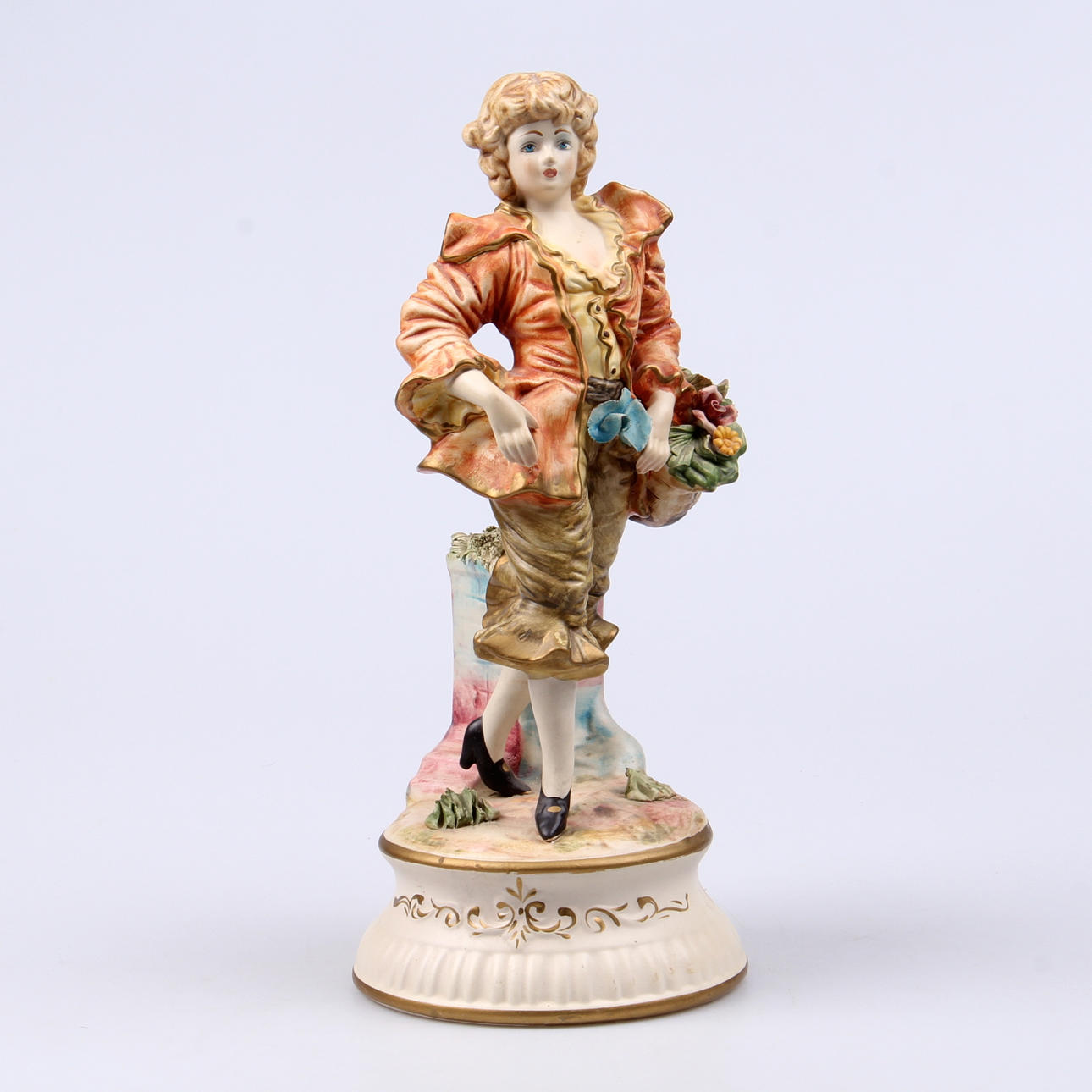 FIGURE, porcelain, Capodimonte, Italy.