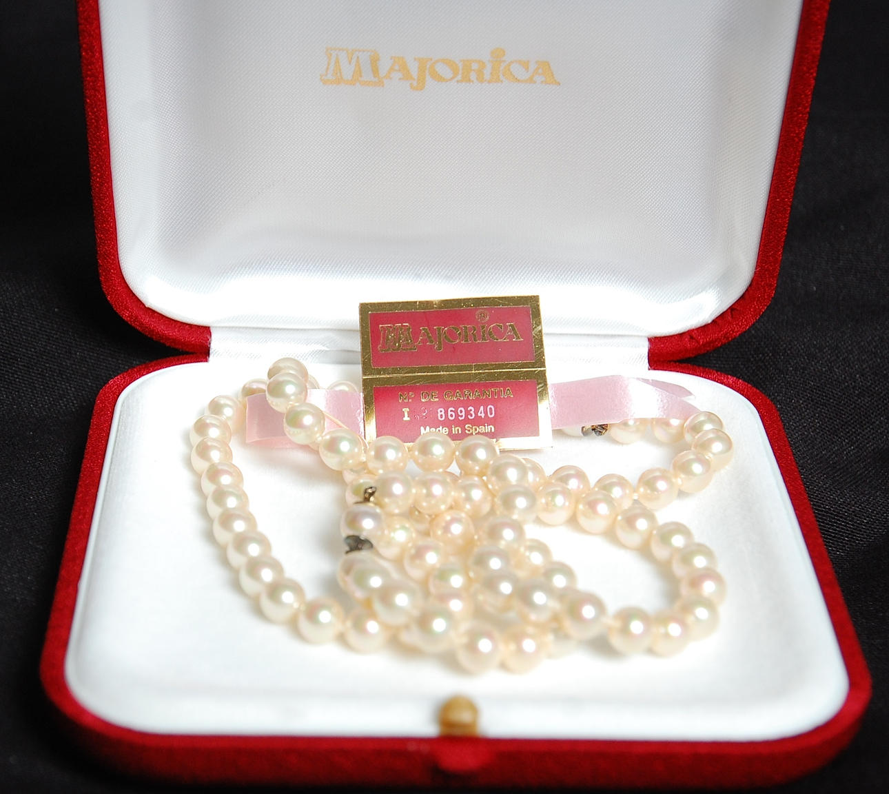 COLLAR DE PERLAS, Majorica, sin usar.