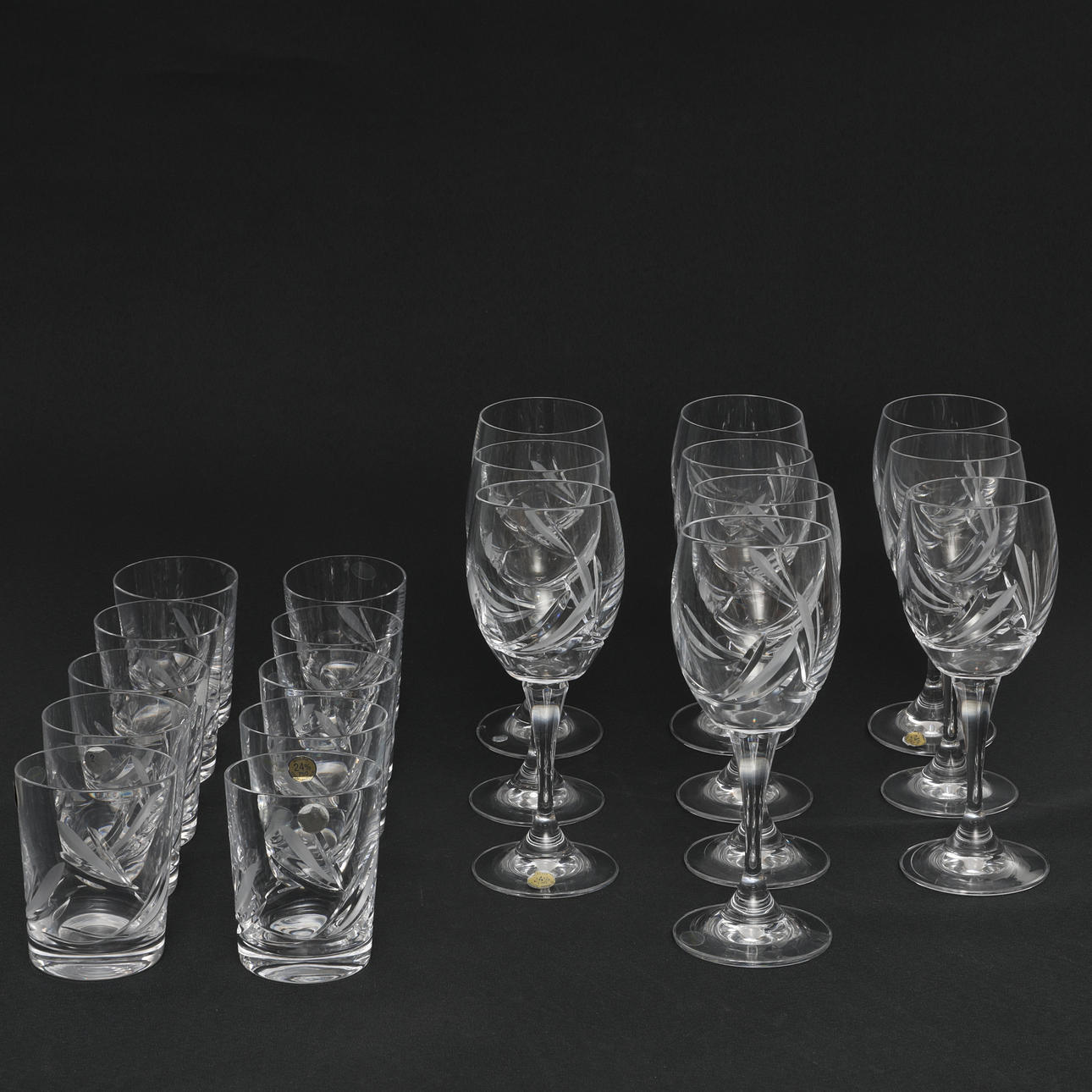 VIDRIO, 20 piezas, Bohemia, República Checa.