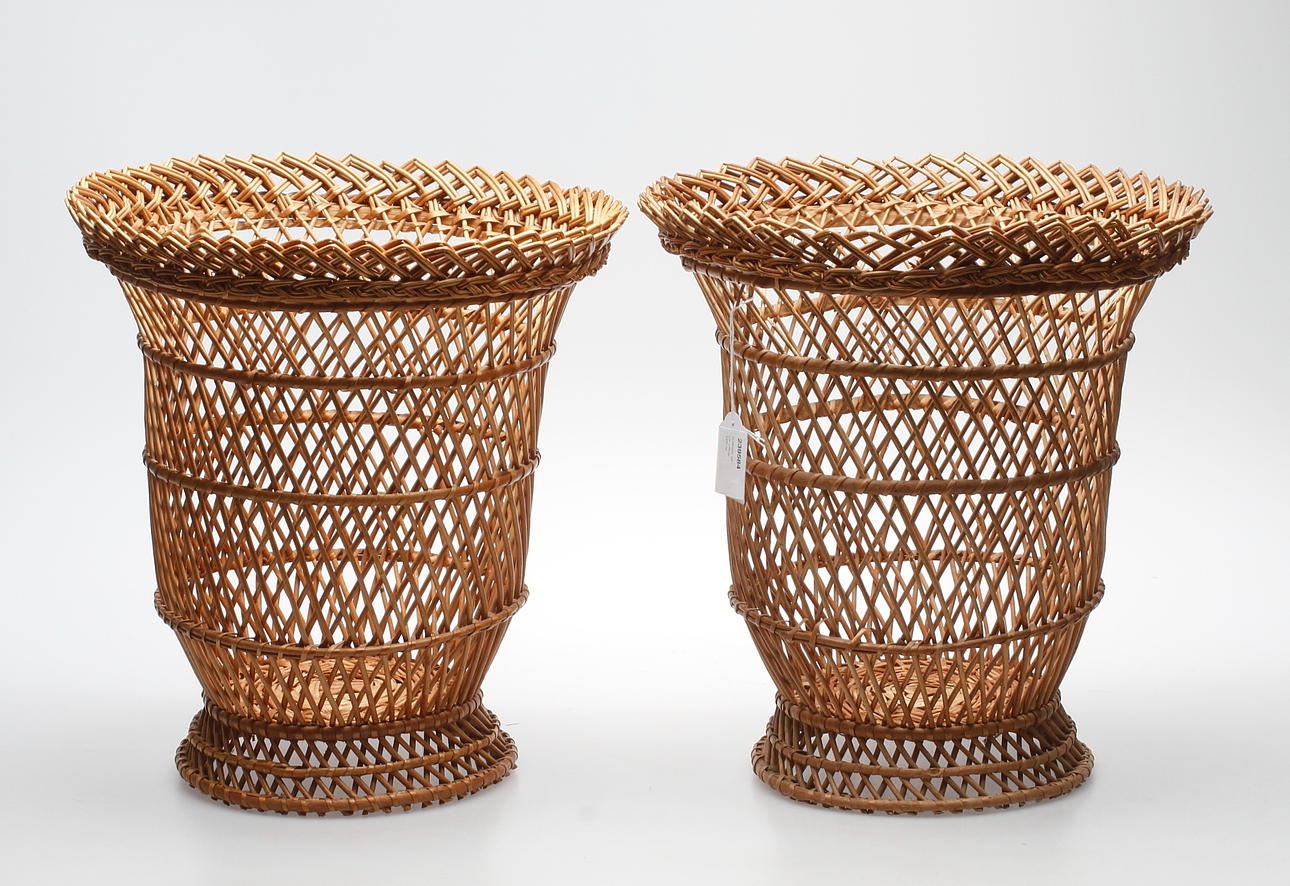 KURVE, et par, rattan, 20. århundrede.