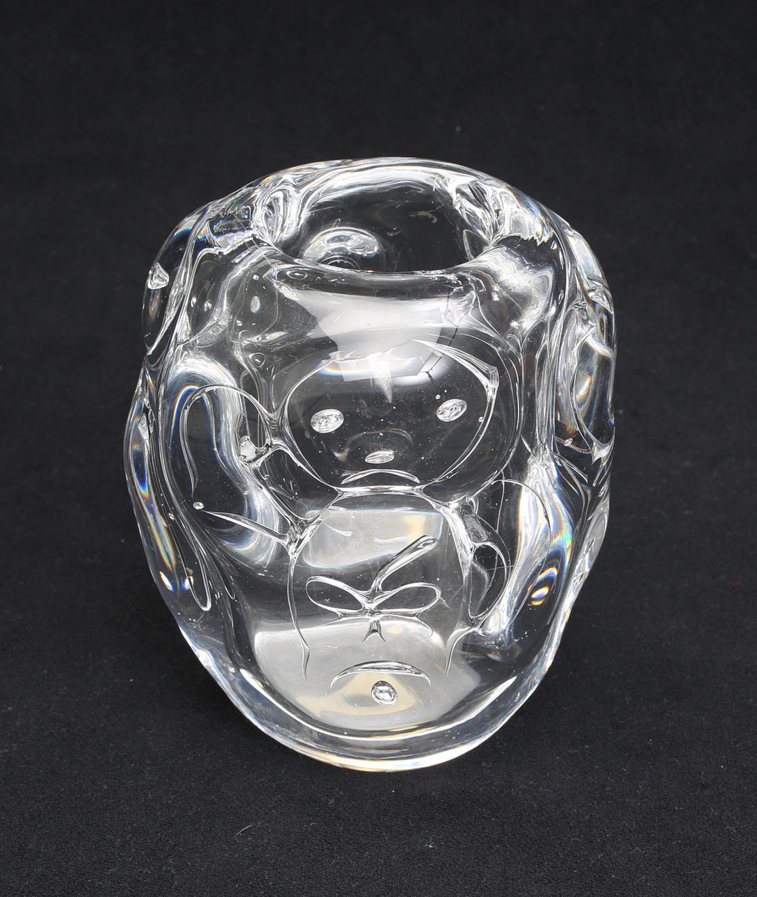 BENGT EDENFALK. Konstglas, "Thalatta", etikettsignerad, 1960-tal.