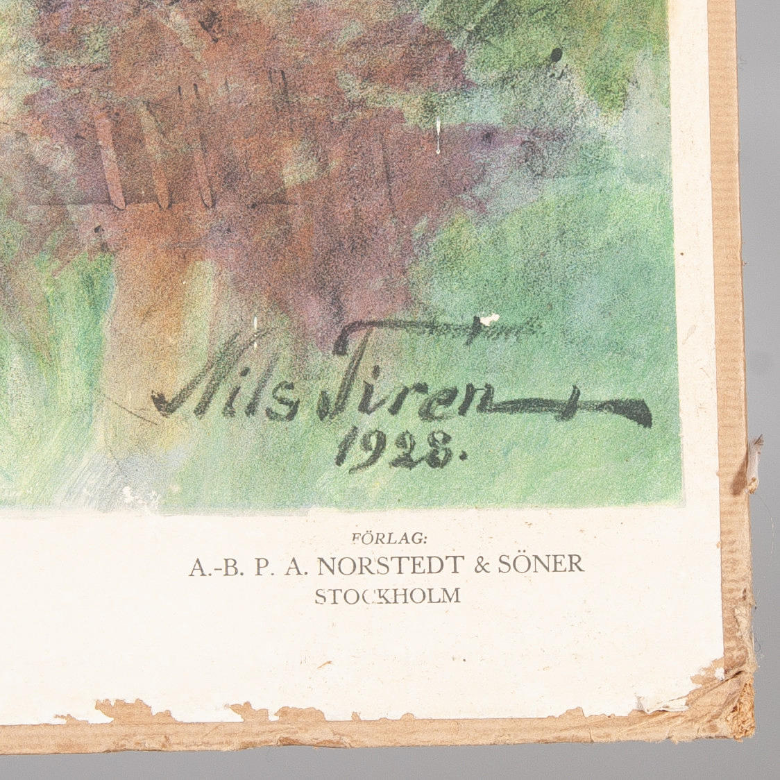 SCHOOL PLANCH. Deer, mid 20th century. Art - Other - Auctionet