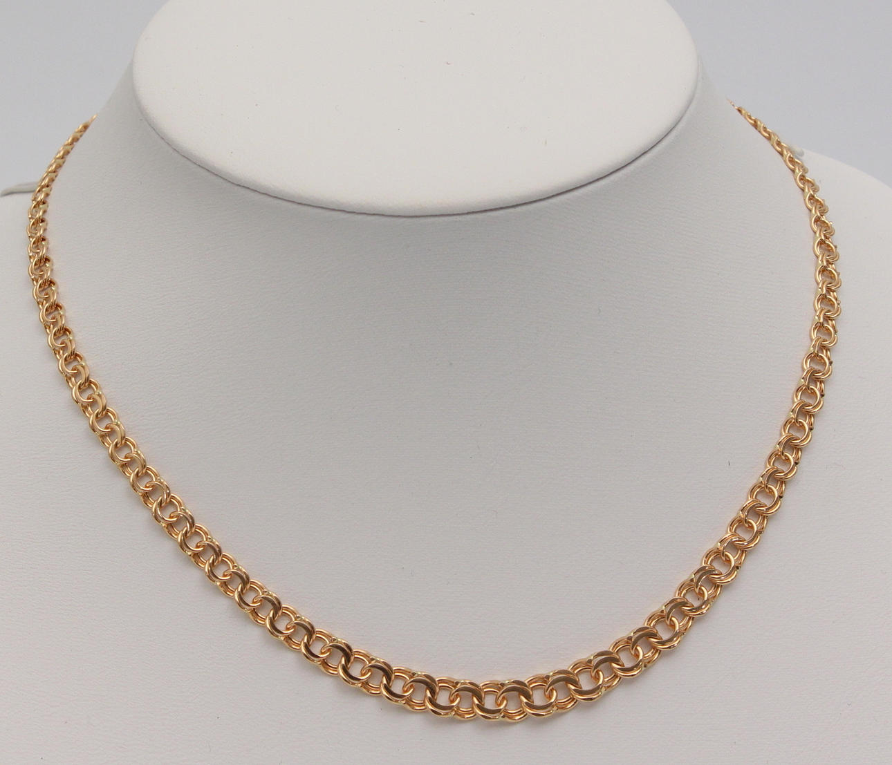 COLLIER, 18 k, docerat bismarc, vikt 16,5 gr.