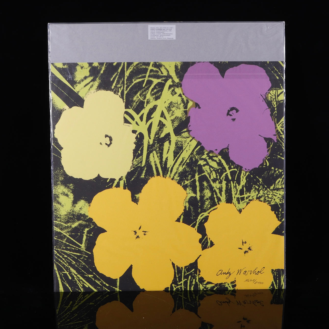 ANDY WARHOL. SEGÚN. Serigrafía a color.