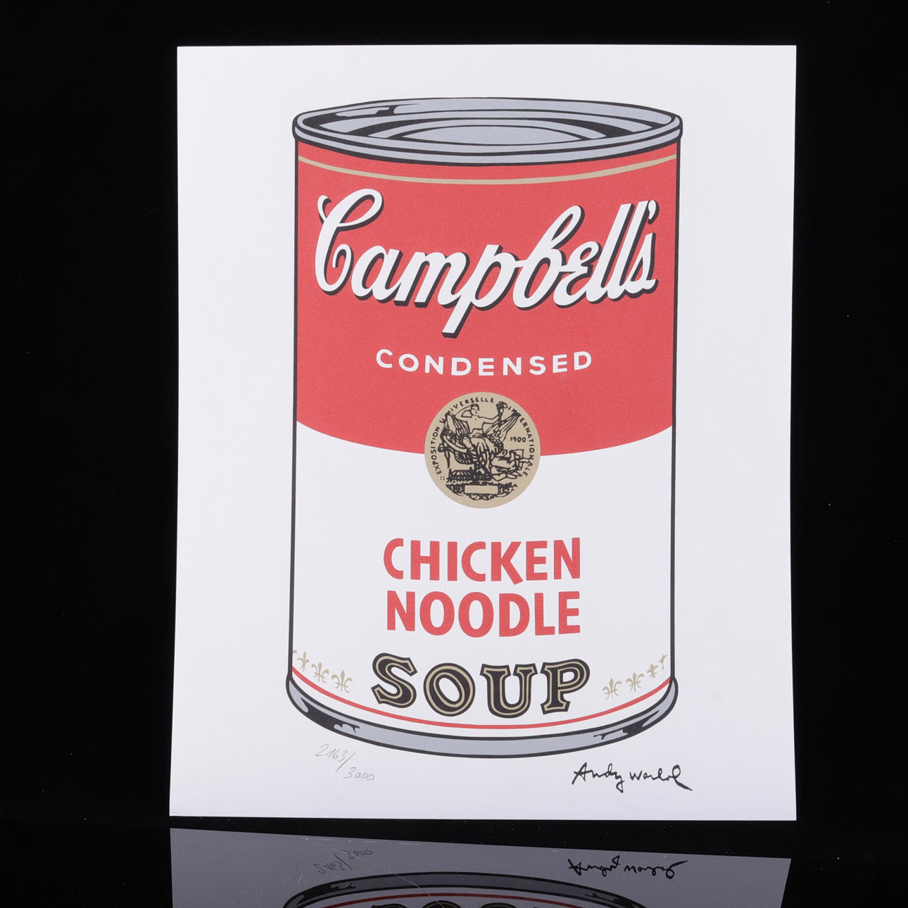 ANDY WARHOL. SEGÚN. Serigrafía a color.