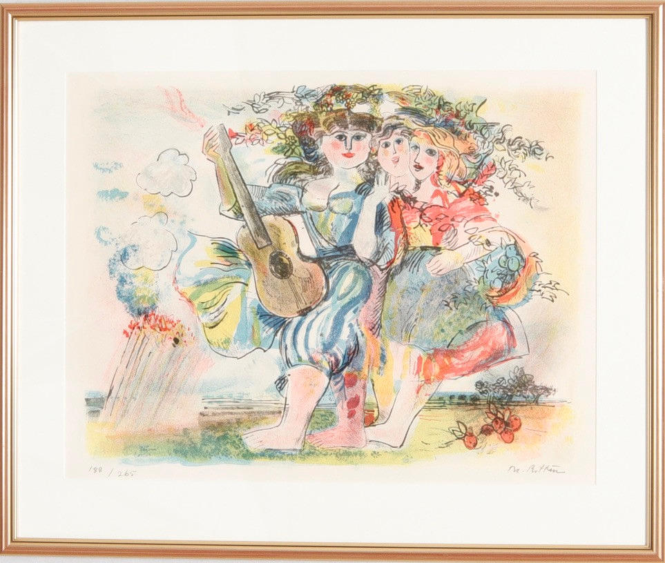 BRITA SACHRISSON. Color lithograph.